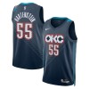 Camiseta Hombre NBA Oklahoma City Thunder Isaiah Hartenstein 2025-26 Nike City Edition Negro Swingman